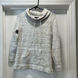 Preswick & Moore Speckled Cowl Neck Sweater